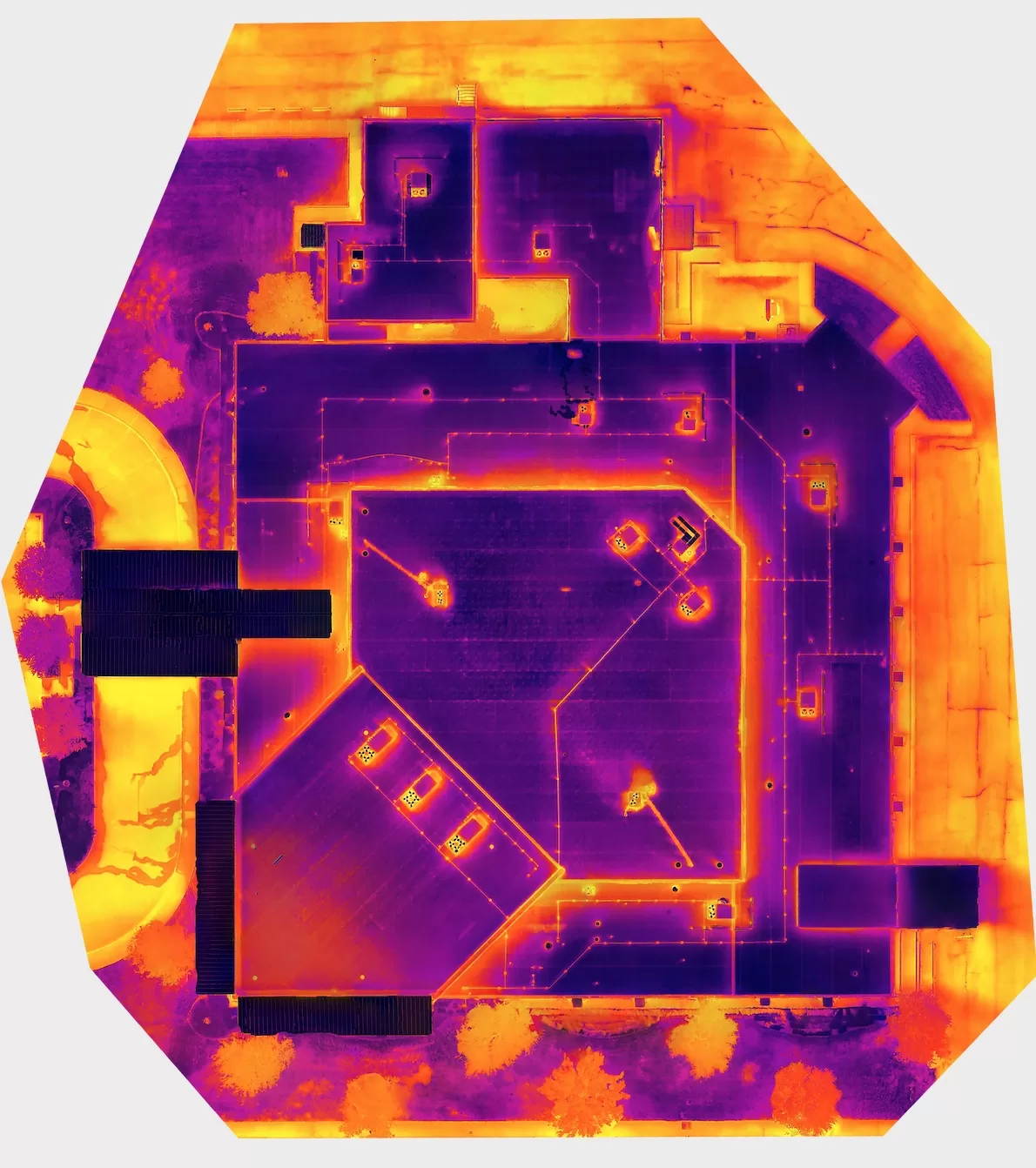 Read more about the article What is a Thermal Roof Map? [Thermal Orthomosaics Explored]